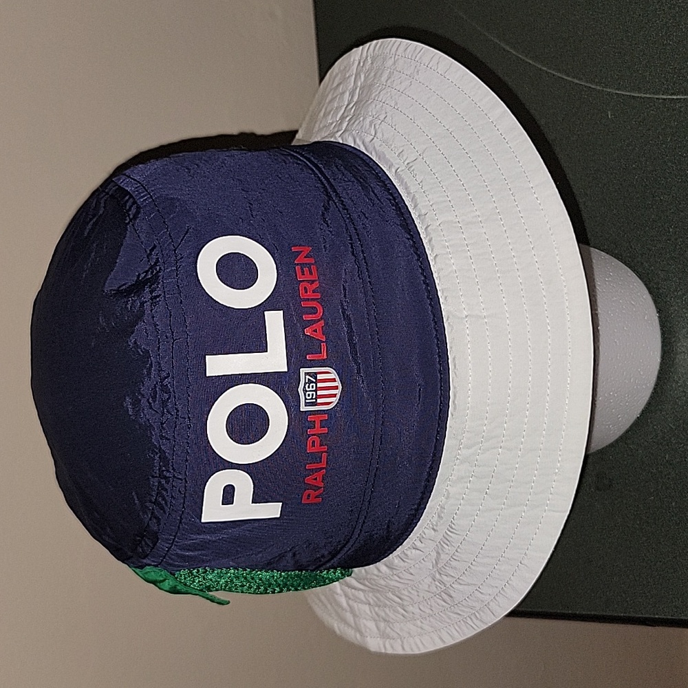 NWOT Polo Ralph Lauren Sise Pocket Adjustable Bucket Hat  - Multi